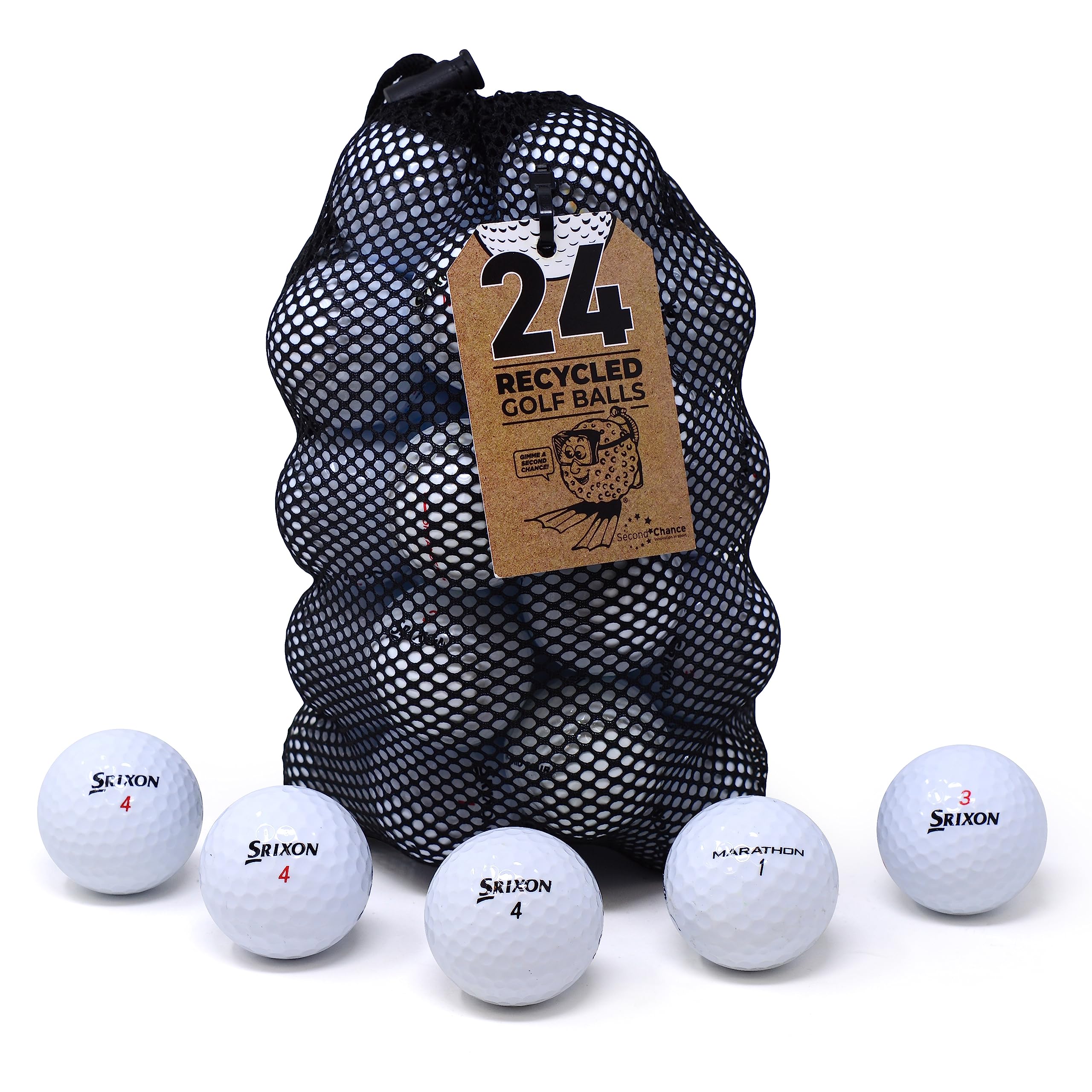 Second Chance Srixon 24 Premium Lake Golf Balls Grade A
