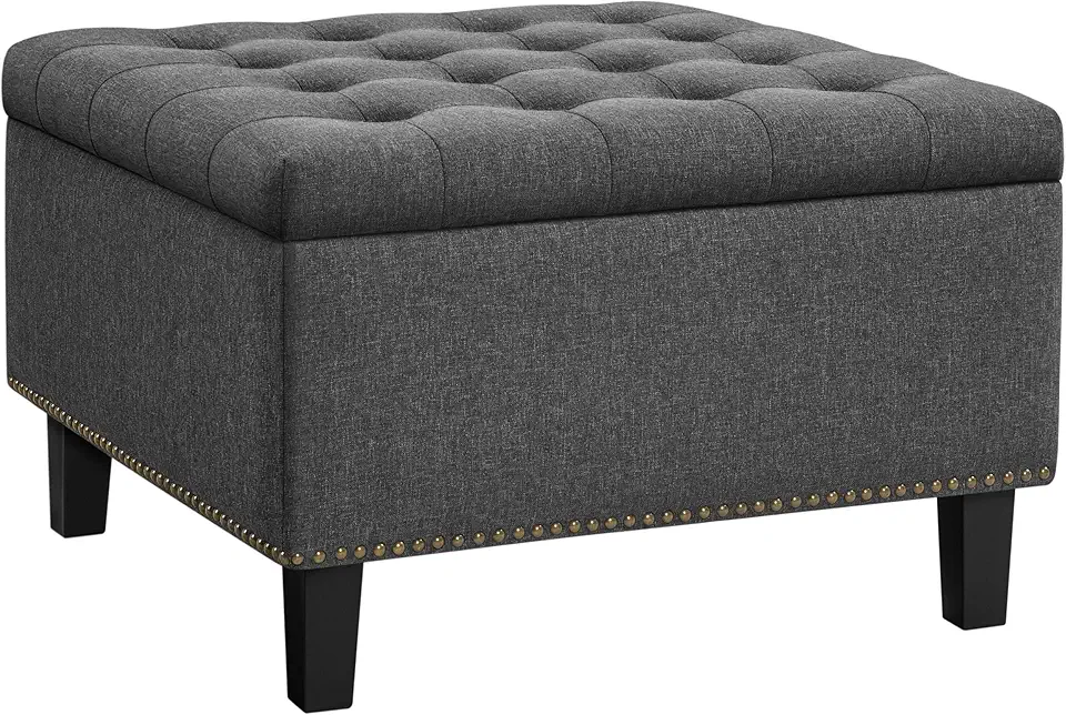 Yaheetech Ottoman with Large Storage, Multifunctional 28-inch Storage...