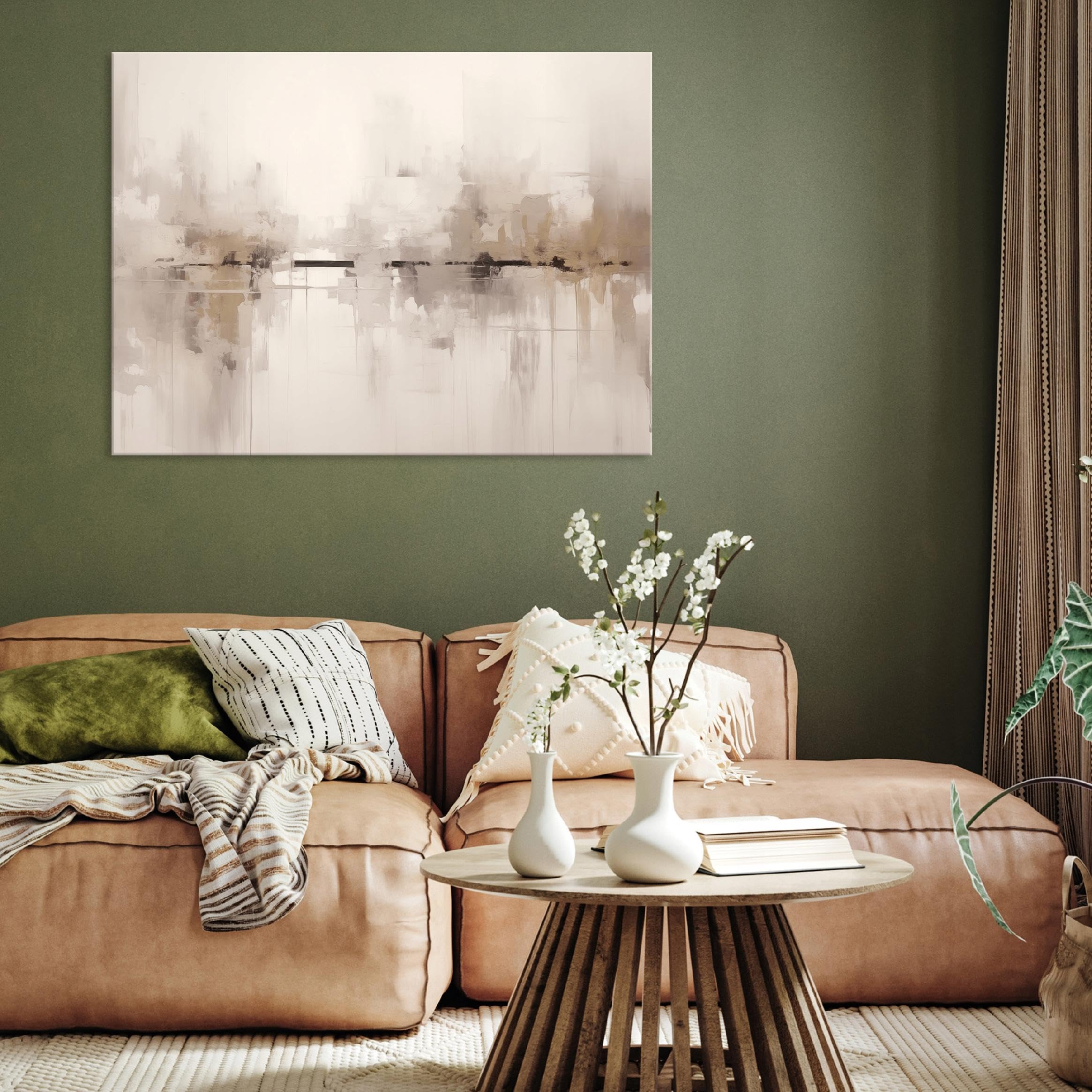 WallArena Stampe su tela 120x80 cm | Astratto, dipinto su tela, immagine su tela, dimensioni: 120x80 cm (LxA) - un pezzo su tela. La tela
