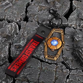 YOLOPARK Transformers Leadership Module Metal Keychain - 3x1.65 Inch Design Authentic Collectible for Fans