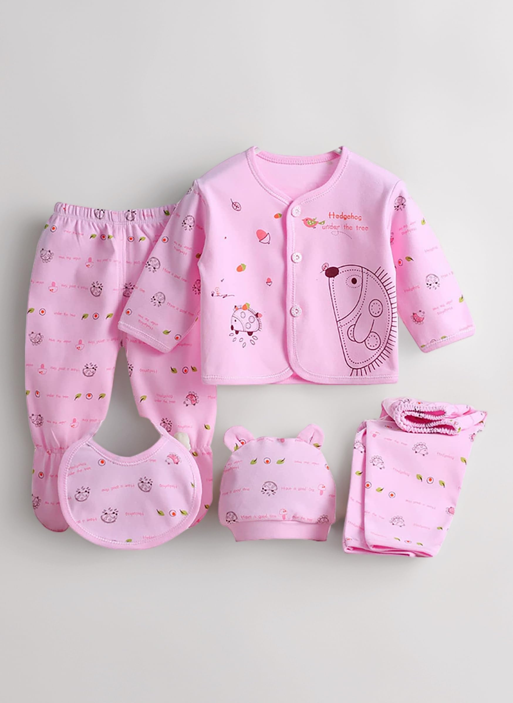 Baby Boy Clothes 0-3 Months 5pcs Baby Girl Outfits Gifts for Newborn