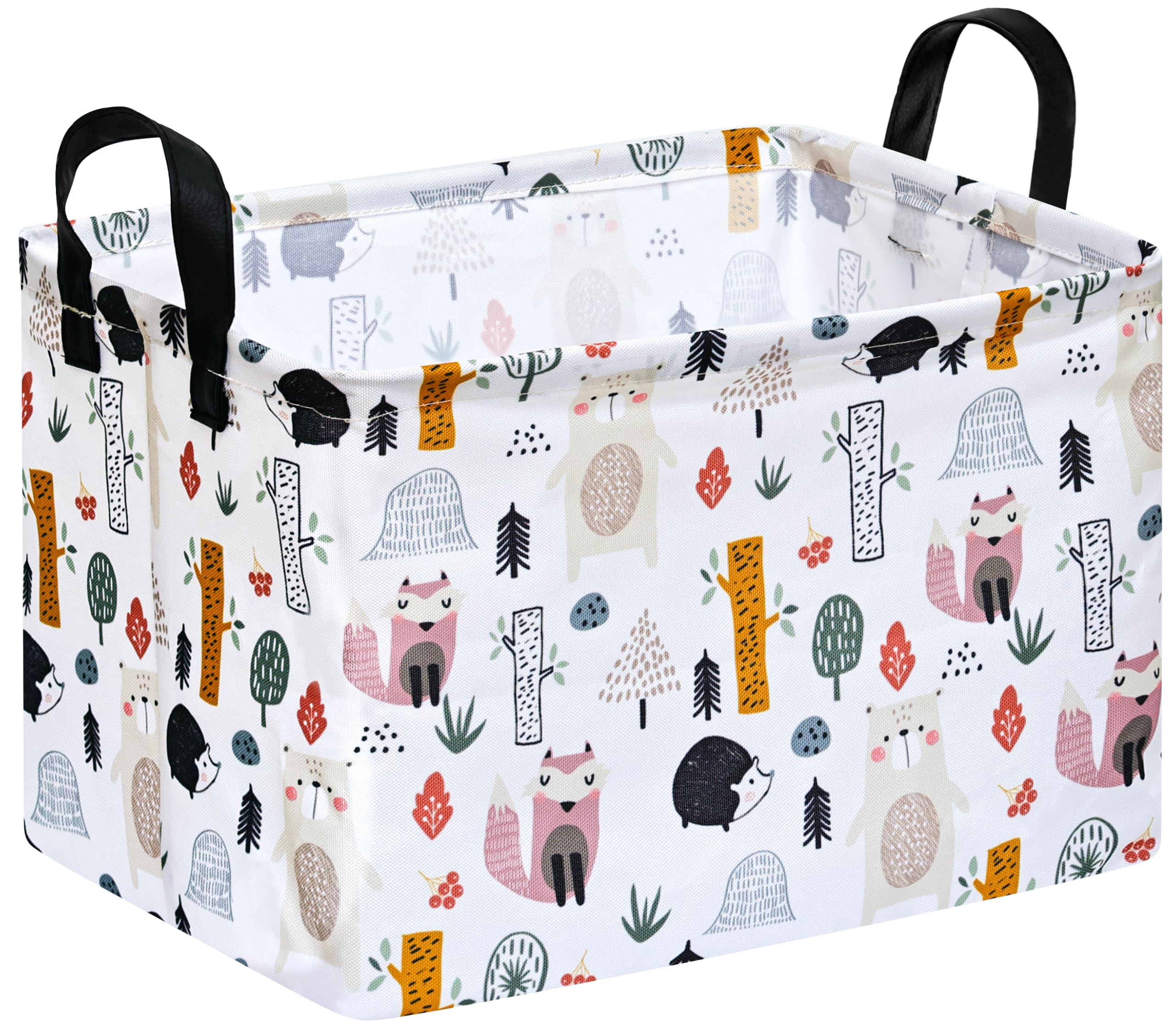 Storage Basket Gift Laundry Bins Collapsible Storage Baskets Box Laundry Nursery Hamper for Home and Office Decoration with Handles