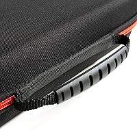 Vista 7 de Fabricko - Funda de viaje para micrófono inalámbrico dual, funda rígida de EVA, protectora, a prueba de golpes, impermeable para exteriores