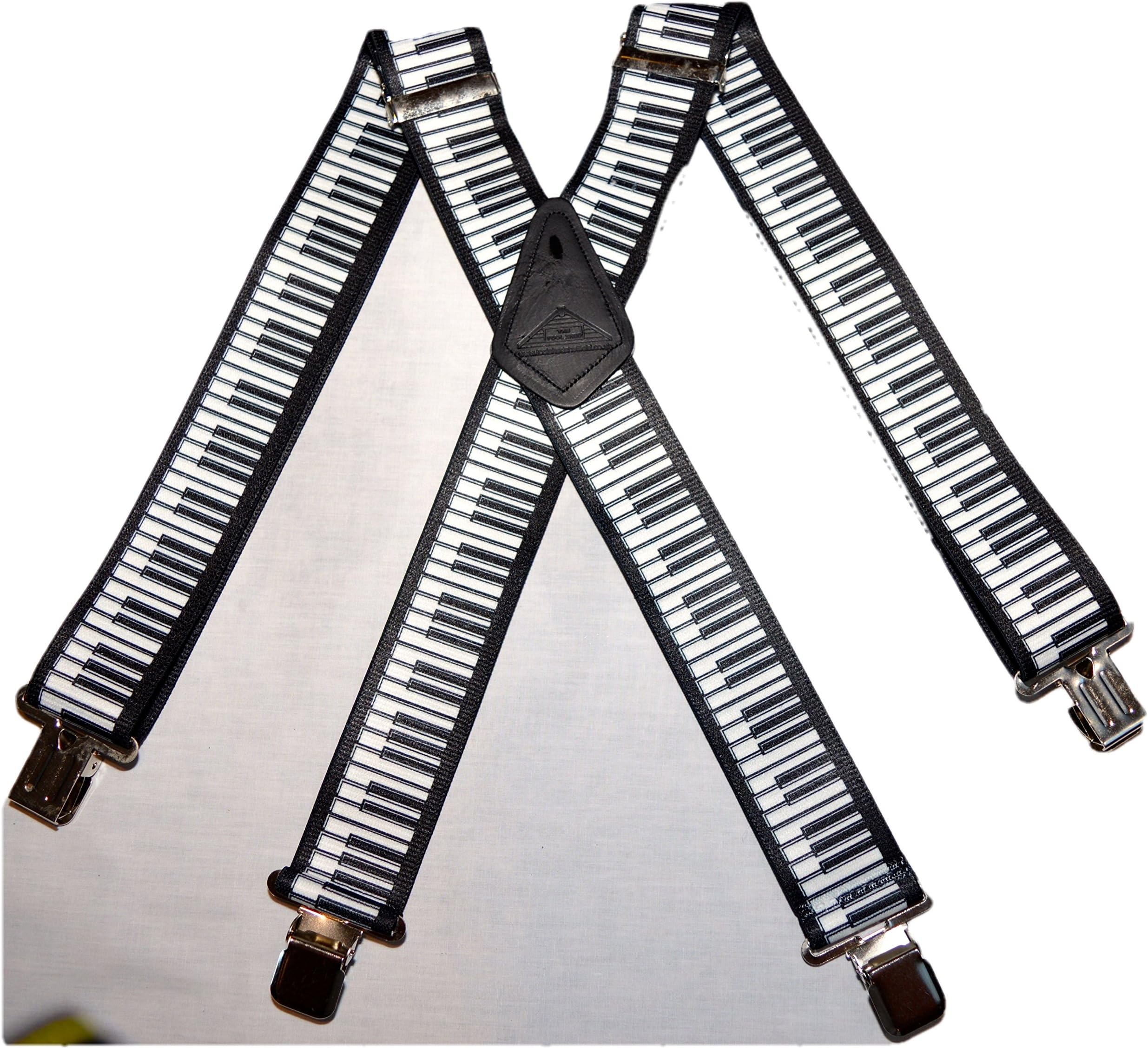 Brimarc Onesize Mens Piano Design Work Braces 2"/50mm