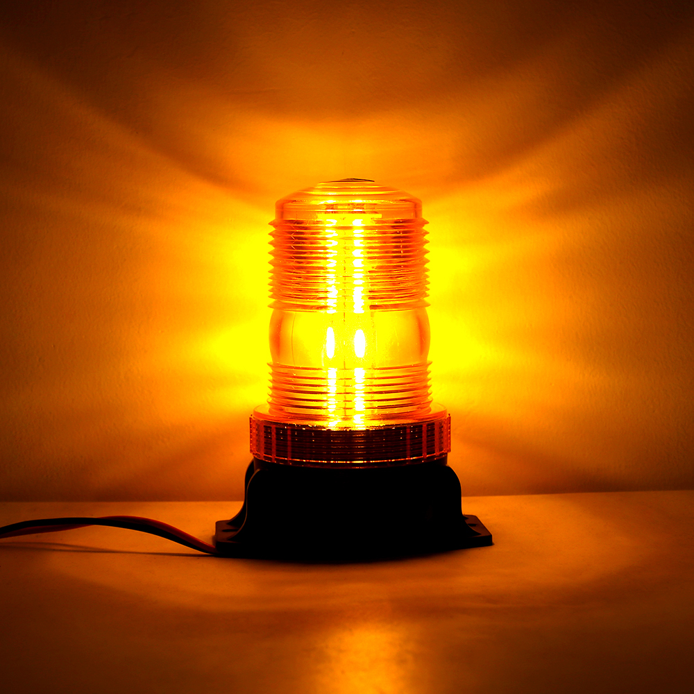 Amber 9-80V LED Beacon Magnetic Base Forklift Emergency Warning Light - View #6