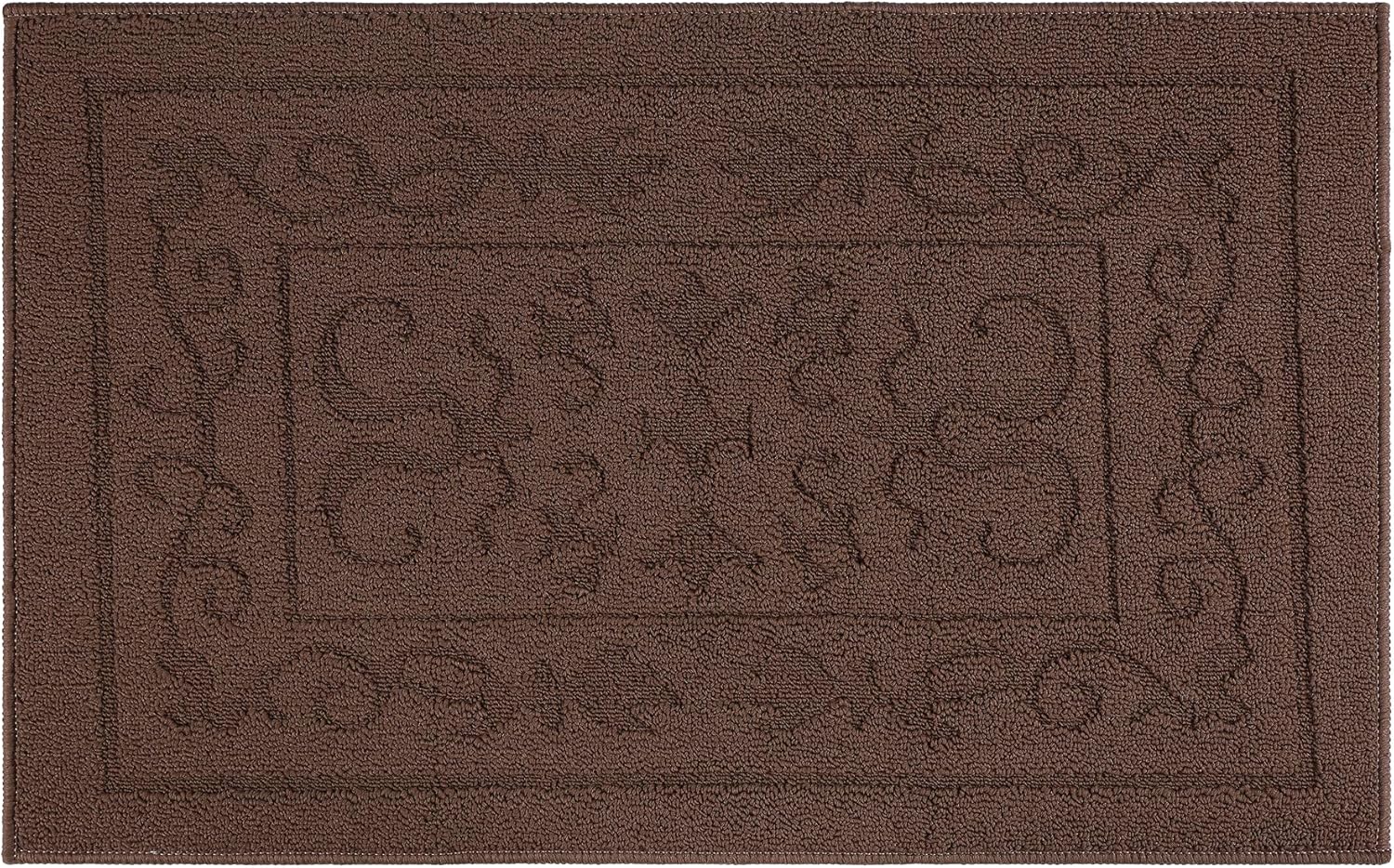 FONEYI Indoor Door Mat 24" x 36", Dirt Trapper Door Mats Non-Slip Entryway Rugs Washable, Absorbent Resist Dirt Welcome Mat, Low Profile Inside Floor Mats for Front Back Door and Entryway, Coffee - Image 7