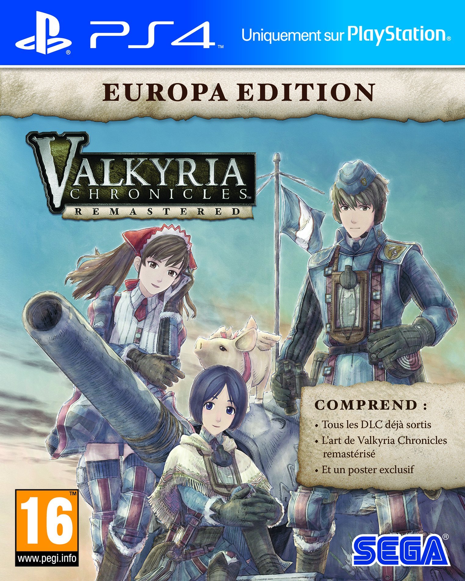 Valkyria Chronicles Remastered artbook collector exclusif