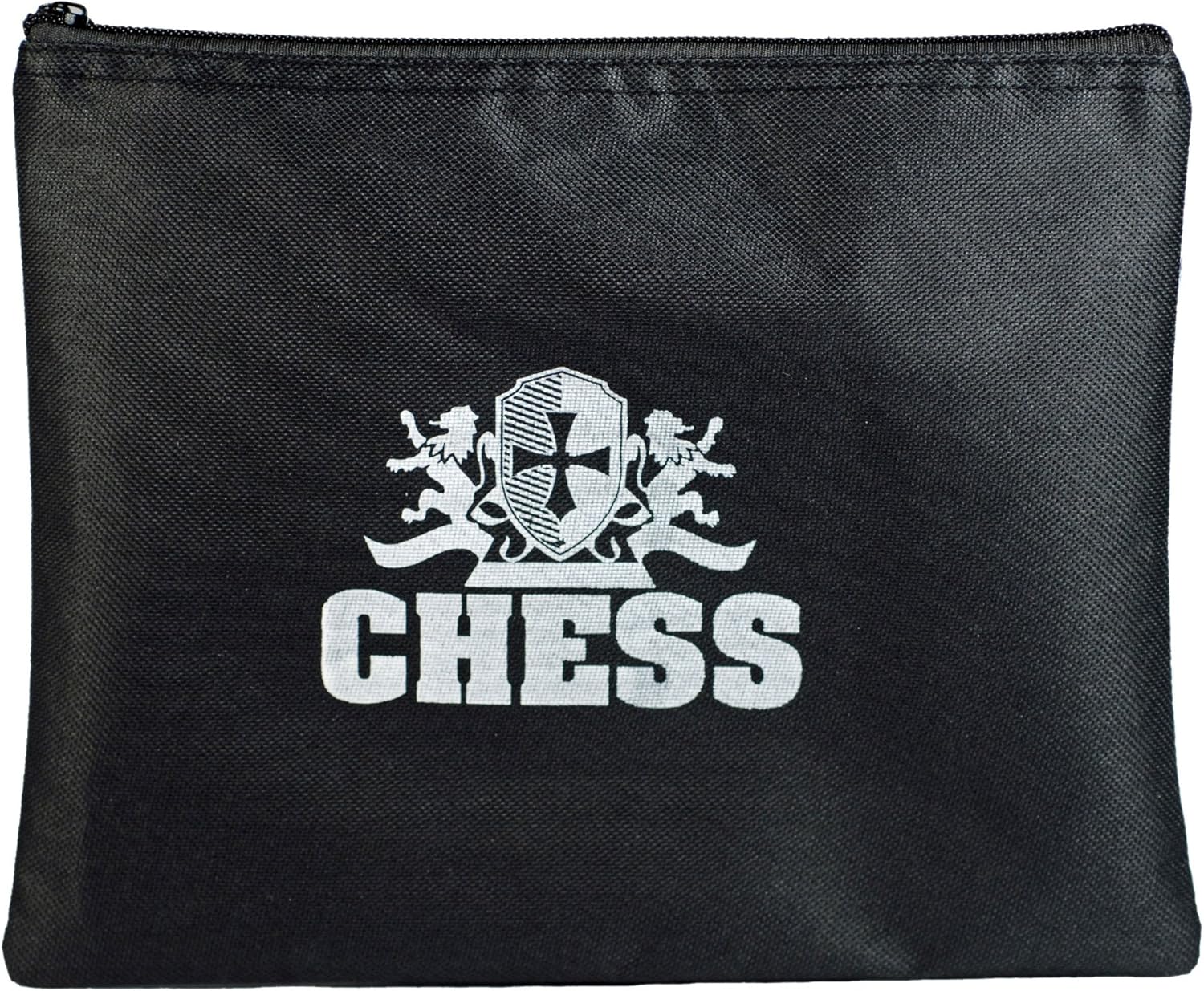 WE Games Travel Tournament Chess Set with Heavy Weighted Chess Pieces, Green Roll-up Chess Board & Zipper Pouch for Pieces, Board Games for Adults and Family Games