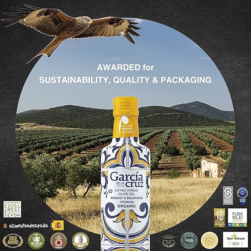 Miniatura 6 de Aceite de oliva con infusión de ajo de Garcia de la Cruz, aceite de oliva orgánico español de primera calidad, de origen único, sin OMG y orgánico