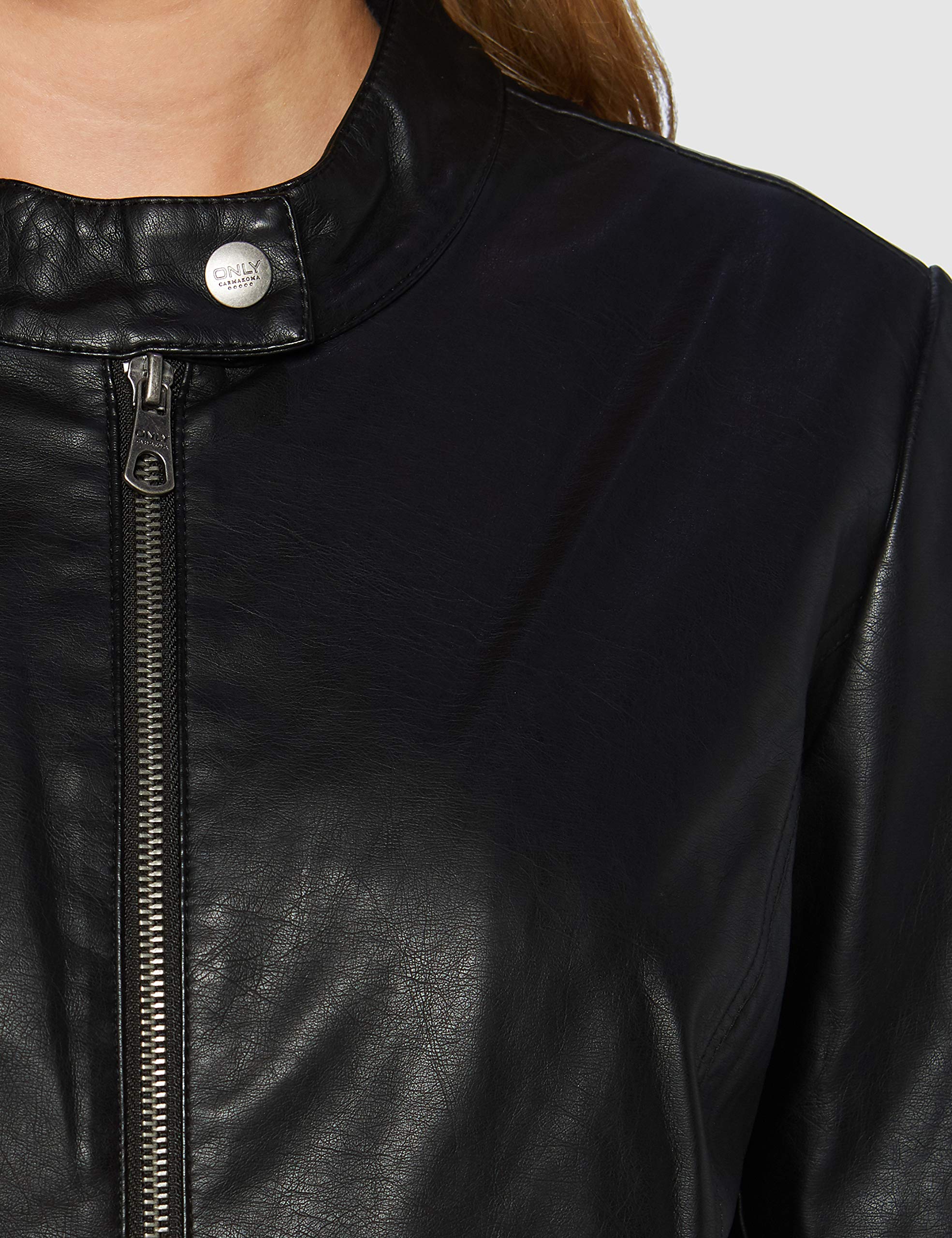 ONLY Carmakoma Carrobber Faux Leather Jacket Noos Giacca di pelle Donna