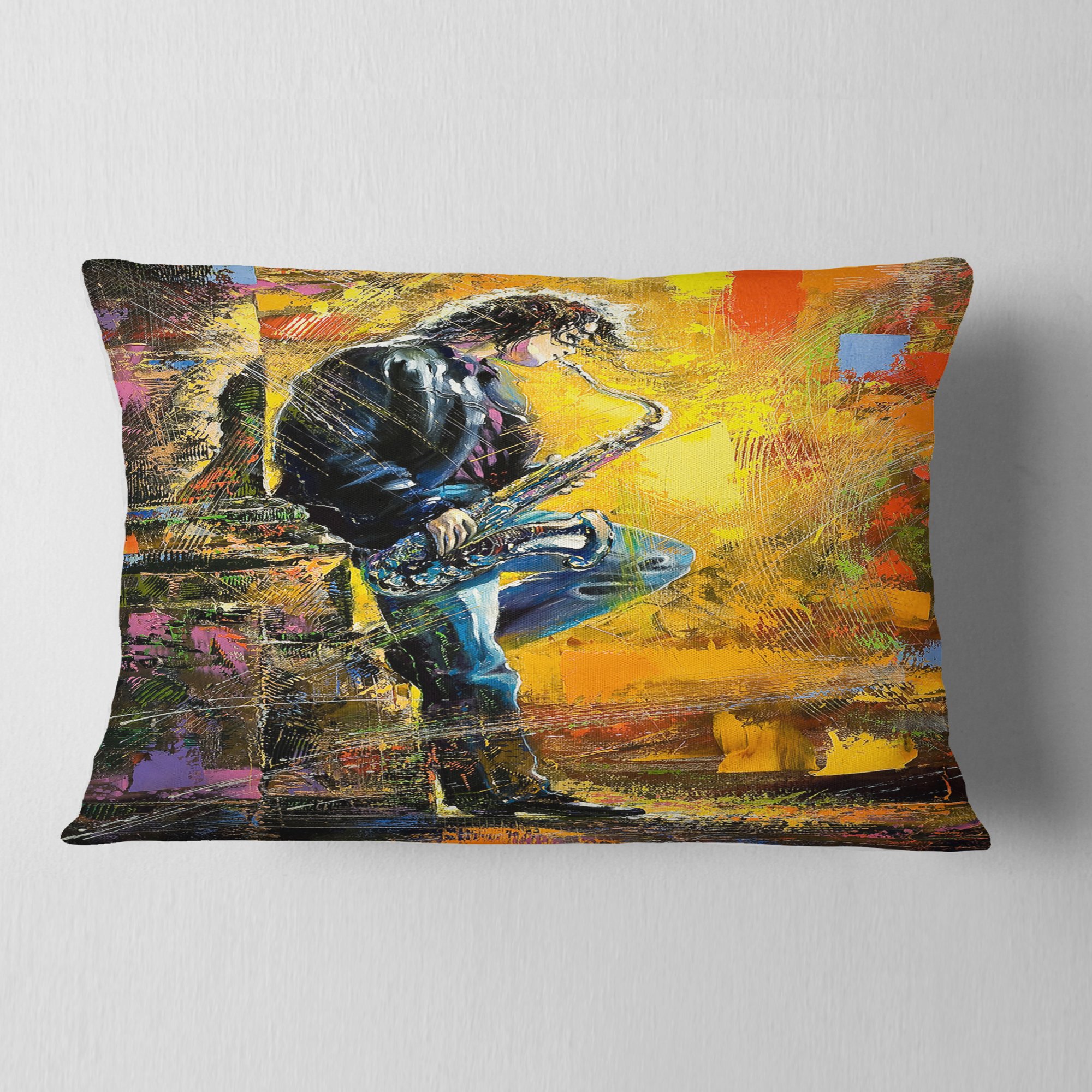 DesignQ CU6081 Pillow Cushion, 12x20, Yellow: Home: Amazon.com.au
