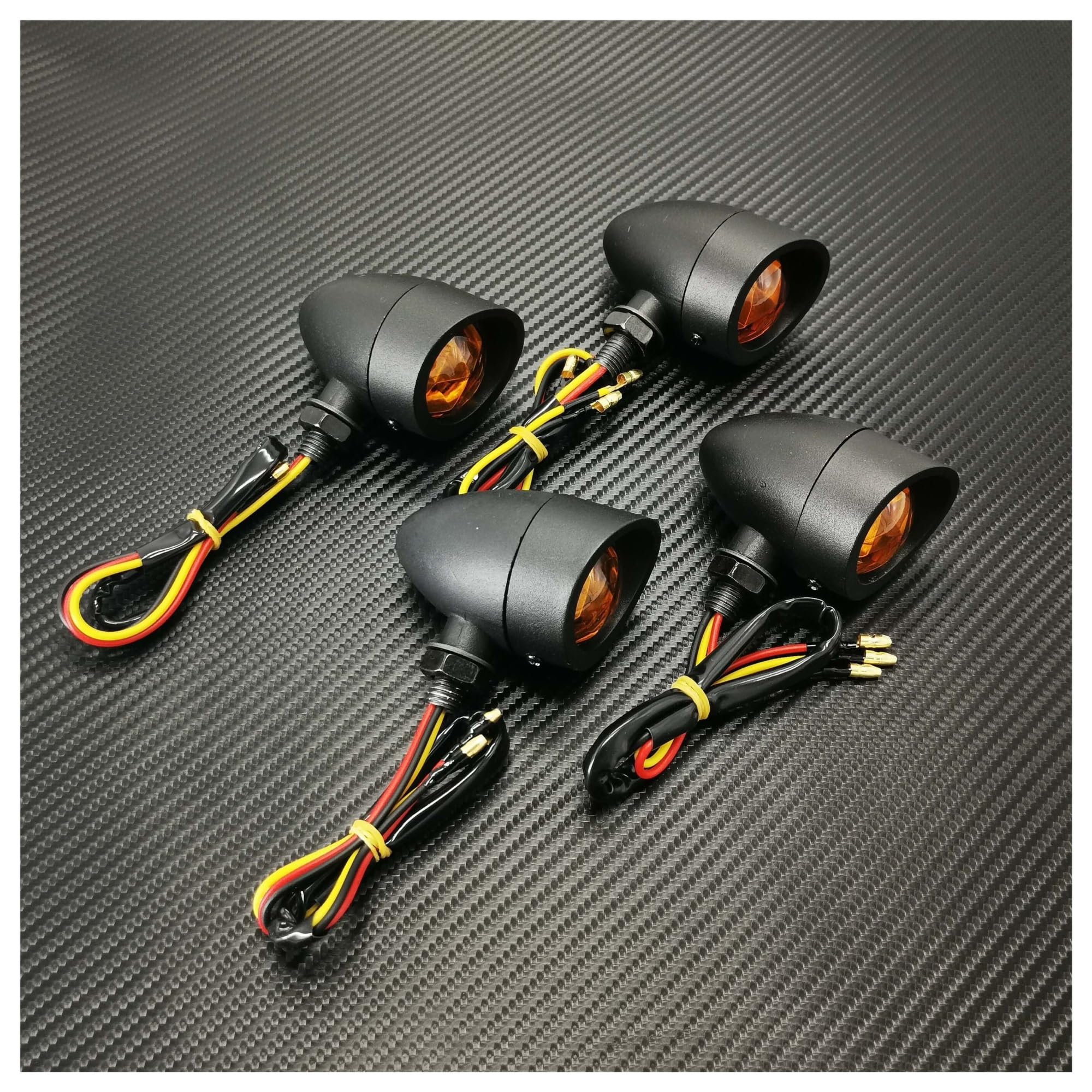 Clignotant de moto pour Chopper et Tracker : feux indicateurs orange