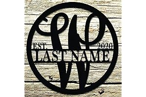 Personalized Monogram Sign: A Timeless Symbol for Any Occasion