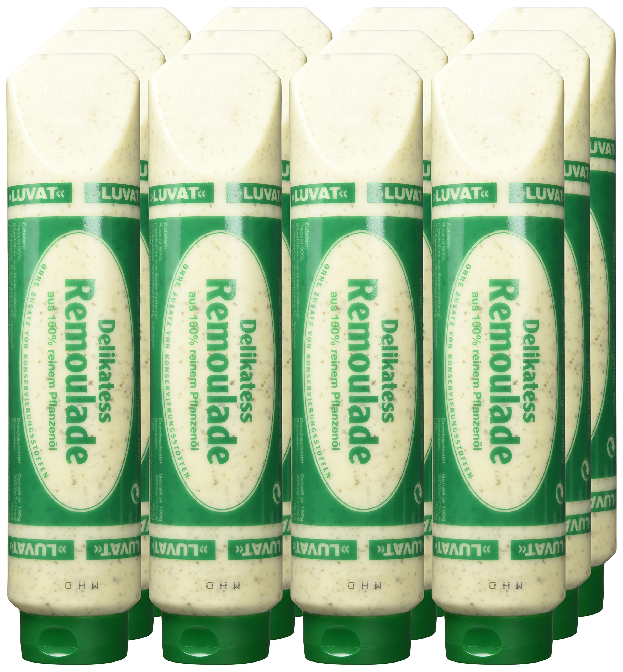 LUVAT Delikatess-Remoulade 80%, 12er Pack (12 x 875 g)
