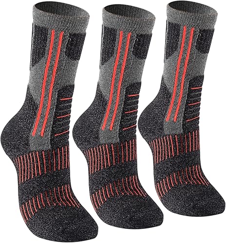 ToesFeet Calcetines acolchados antiampollas resistentes al olor para mujeres y hombres absorben el sudor senderismo montañismo media pantorrilla