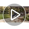 Egg Chair Outdoor with Stand, Patio Hanging Egg Swing Chair for Backyard Balcony Porch, Wicker Rocking Chair 400lbs Capacity, Light Grey image 7
