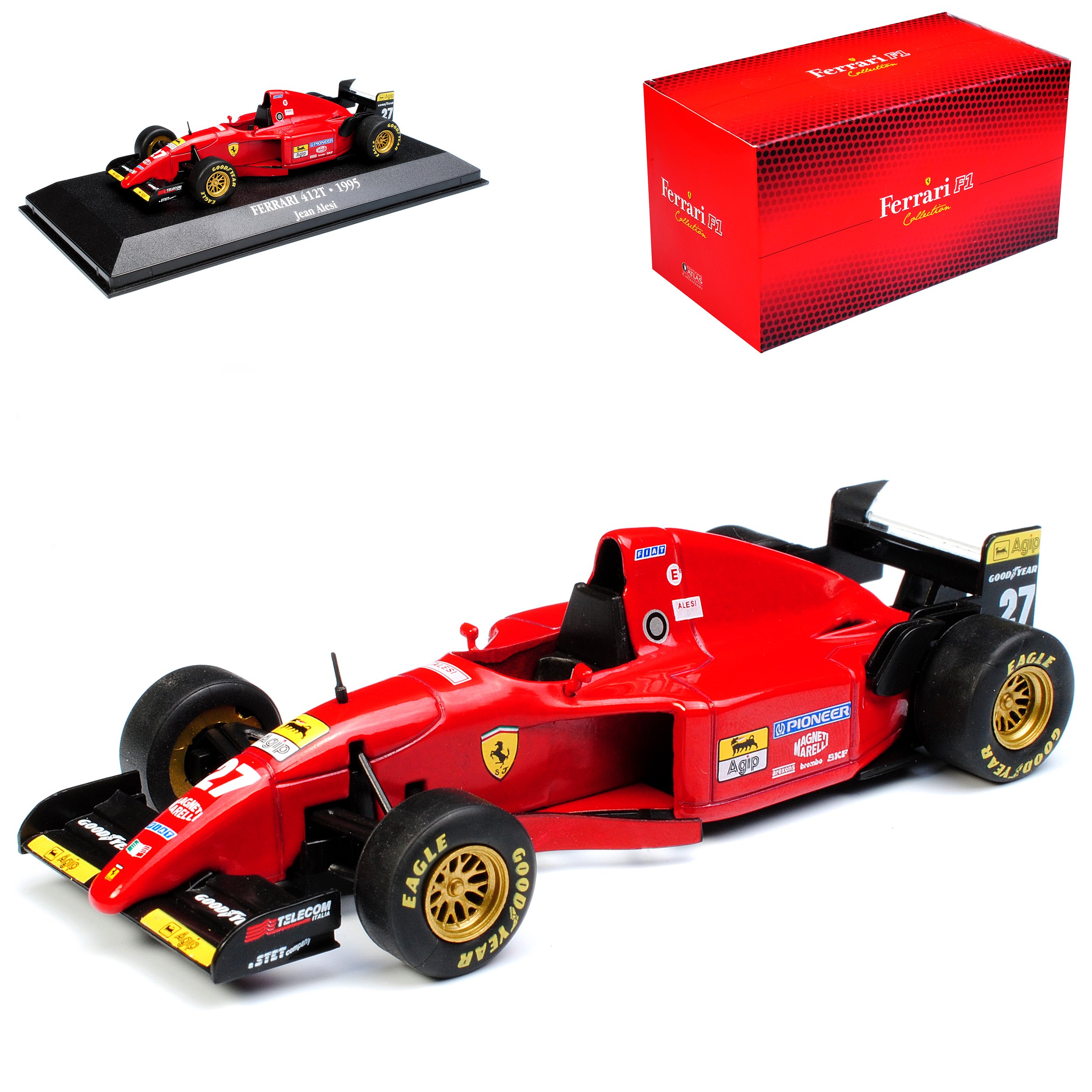 GPREPLICAS GP Répliques Ferrari 412 T2 #27 Jean Alesi 1995 1/43 GP43-40A
