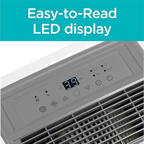 Miniatura 3 de BLACK+DECKER Deshumidificador de 4500 pies cuadrados con bomba de drenaje para espacios y sótanos extra grandes, certificado Energy Star, BDT50PWTB