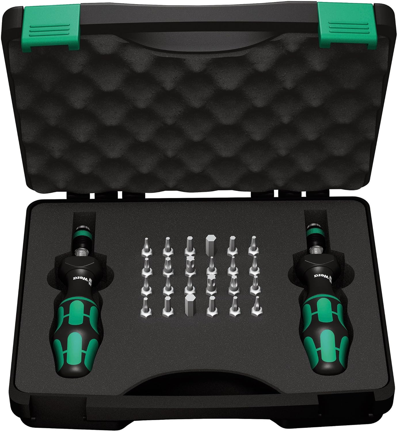 Wera - 5074738001 Kraftform 7440/41 Torque Screwdriver 0.3-3.0 Nm and Bit Set, 26-Piece
