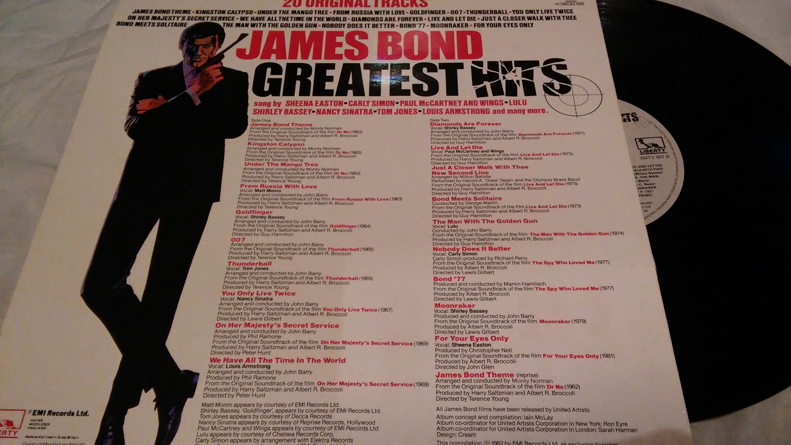 JAMES BOND GREATEST HITS
