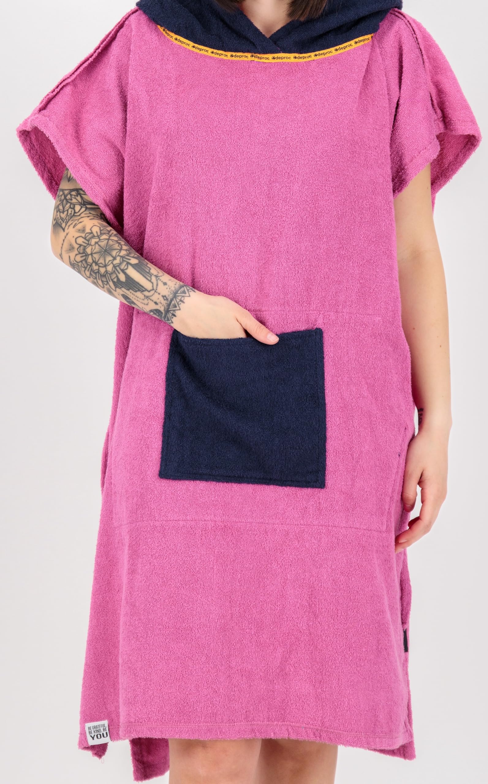 Deproc Active Badeponcho Strandponcho Surf Poncho Umziehhilfe 100% Baumwolle PARLEE BEACH