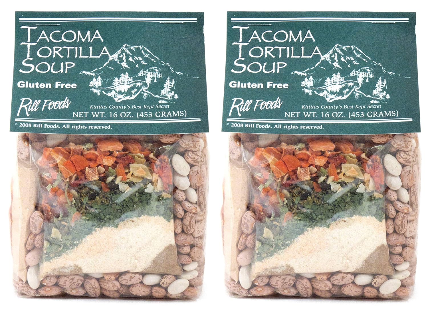 Rill Foods Tacoma Tortilla Bean Soup Mix 16 oz each (2-Pack)