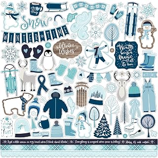 Echo Park Paper Co. Winter Magic Element Sticker