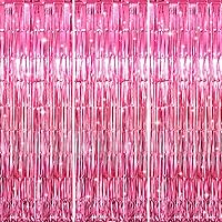 Vista 57 de GOER - Cortinas de tiras metálicas/oropel para fiestas, telón de fondo para fotos, cumpleaños, graduaciones, Año Nuevo, bodas, de 3.2 x 9.8 pies