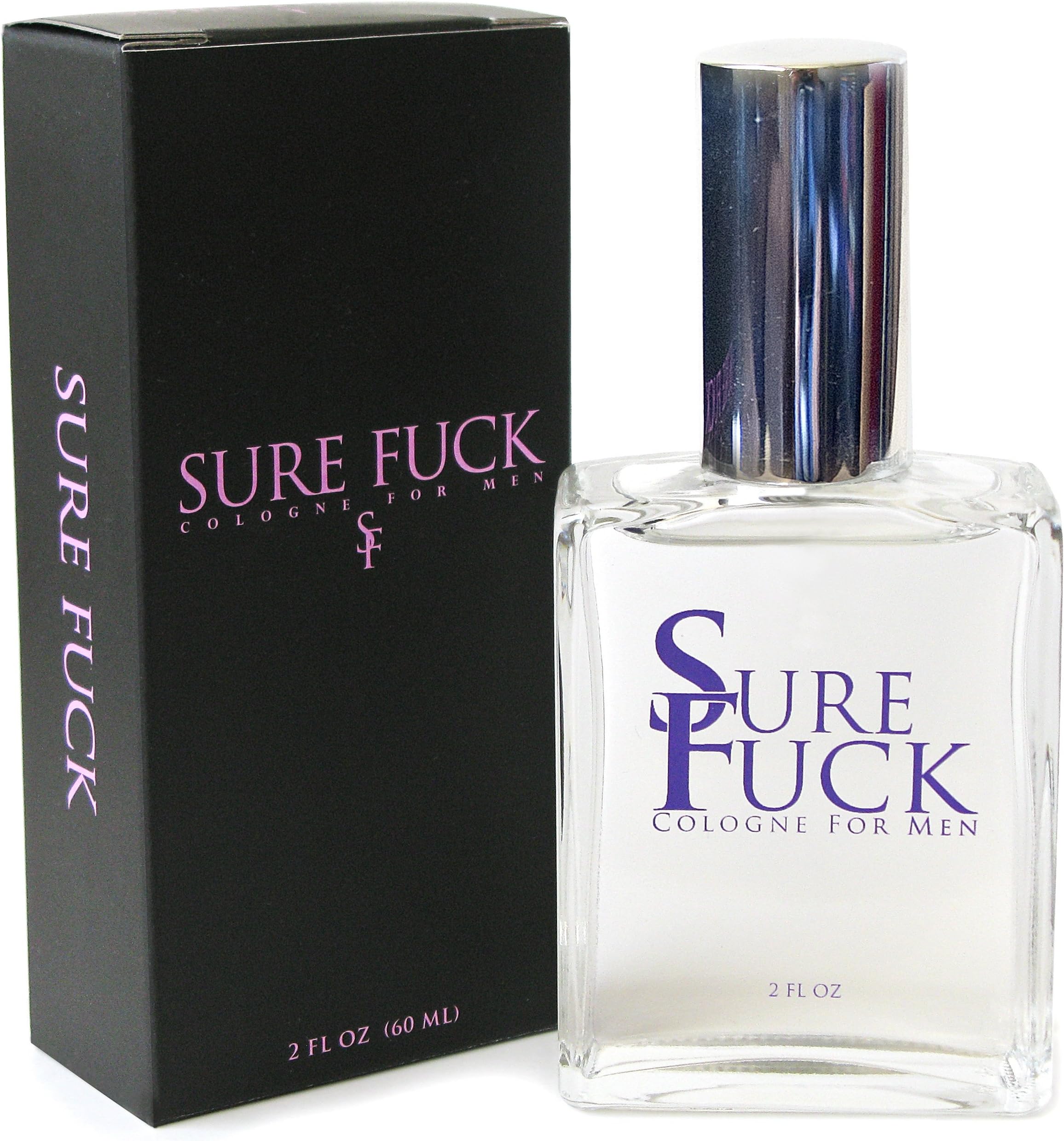Sure Fck Cologne Eau De Parfum 2 Oz Spray Attract Women Great Bachelor Party Gift Sexy Gift for Husband or Boyfriend