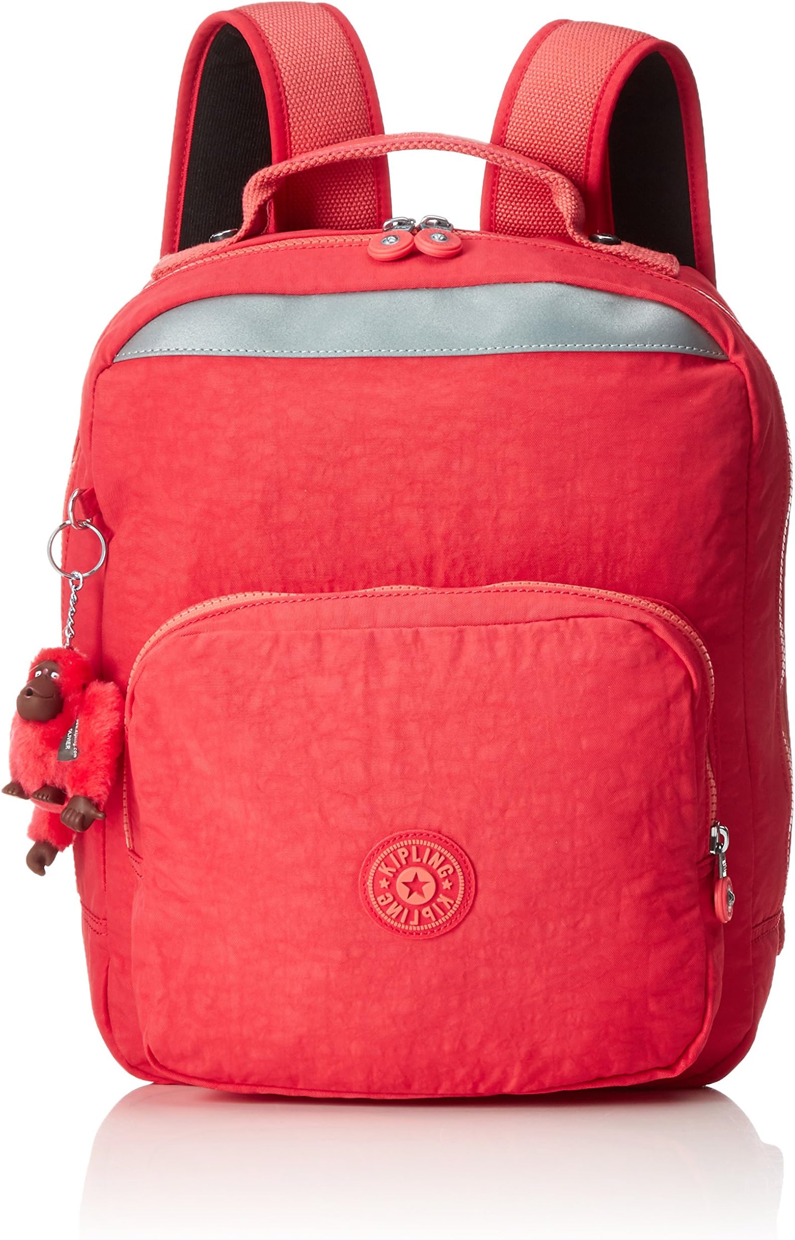 Kipling - AVA - Medium Backpack - Happy Red C - (Red)