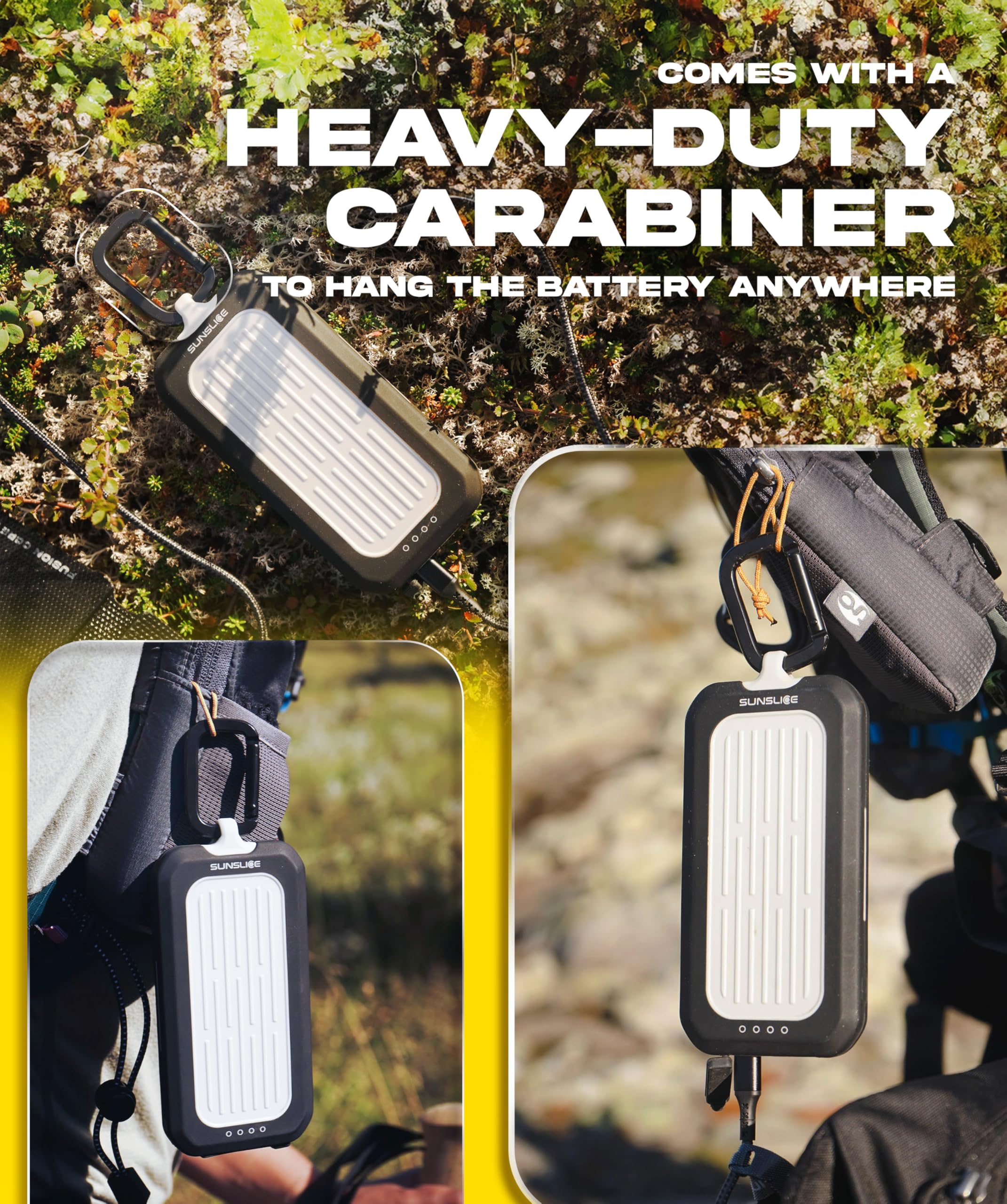 Batería Externa Gravity 20 Extreme Pro 20000 mAh con USB-C PD 60W, USB-C PD 20W y USB-A QC3.0 18W, Power Bank Robusta Resistente a Golpes y Salpicaduras, Carga rápida para portátil, Tablet y Viaje