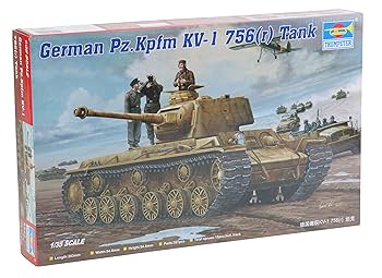 Amazon | トランペッター 1/35 ドイツ軍KV-1重戦車改/Pz.kpfw756