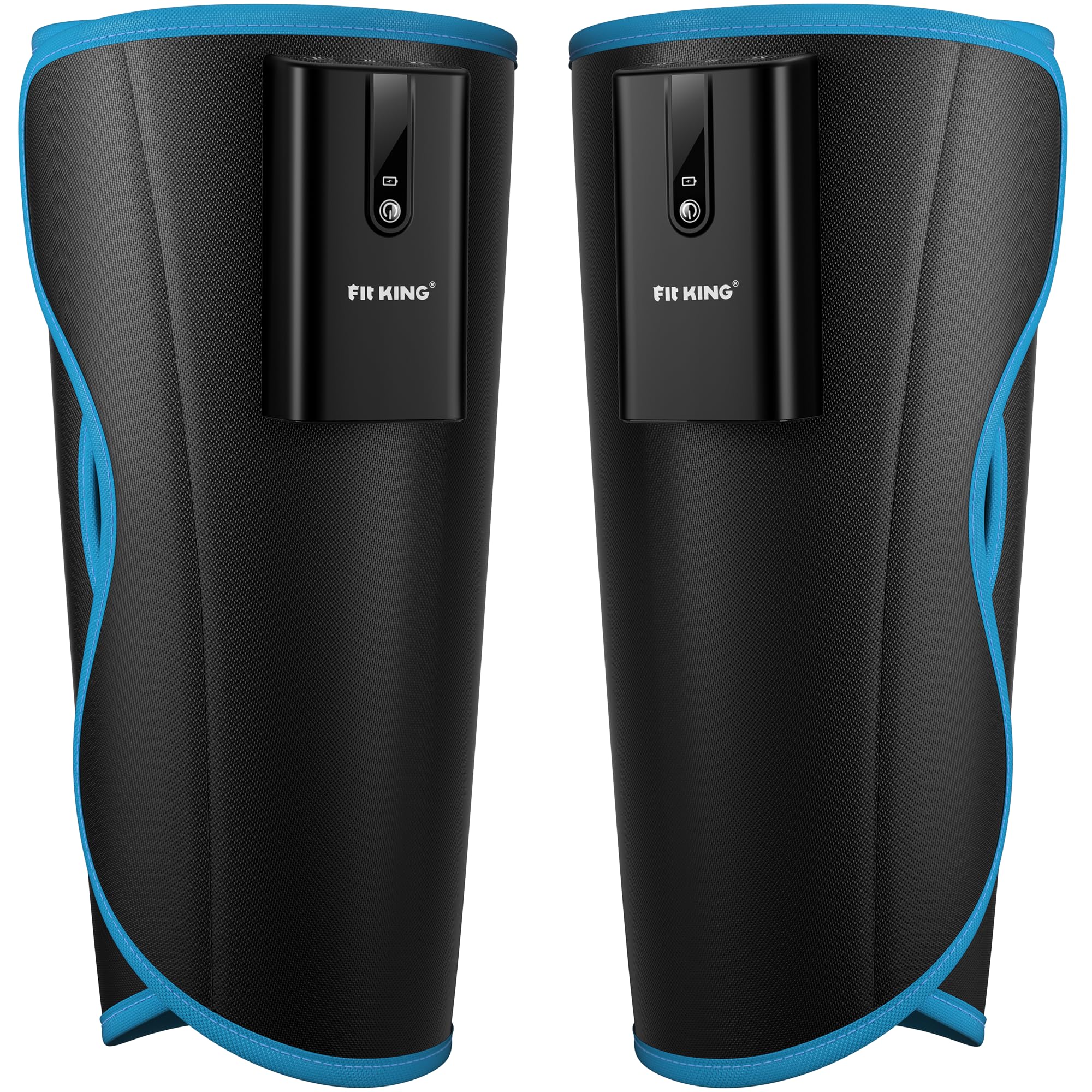 FIT KING Cordless Calf Massager – Rechargeable Leg Compression Massager for Circulation, Edema, RLS, Pain Relief & Recovery, 6 Intensities, 3 Modes,