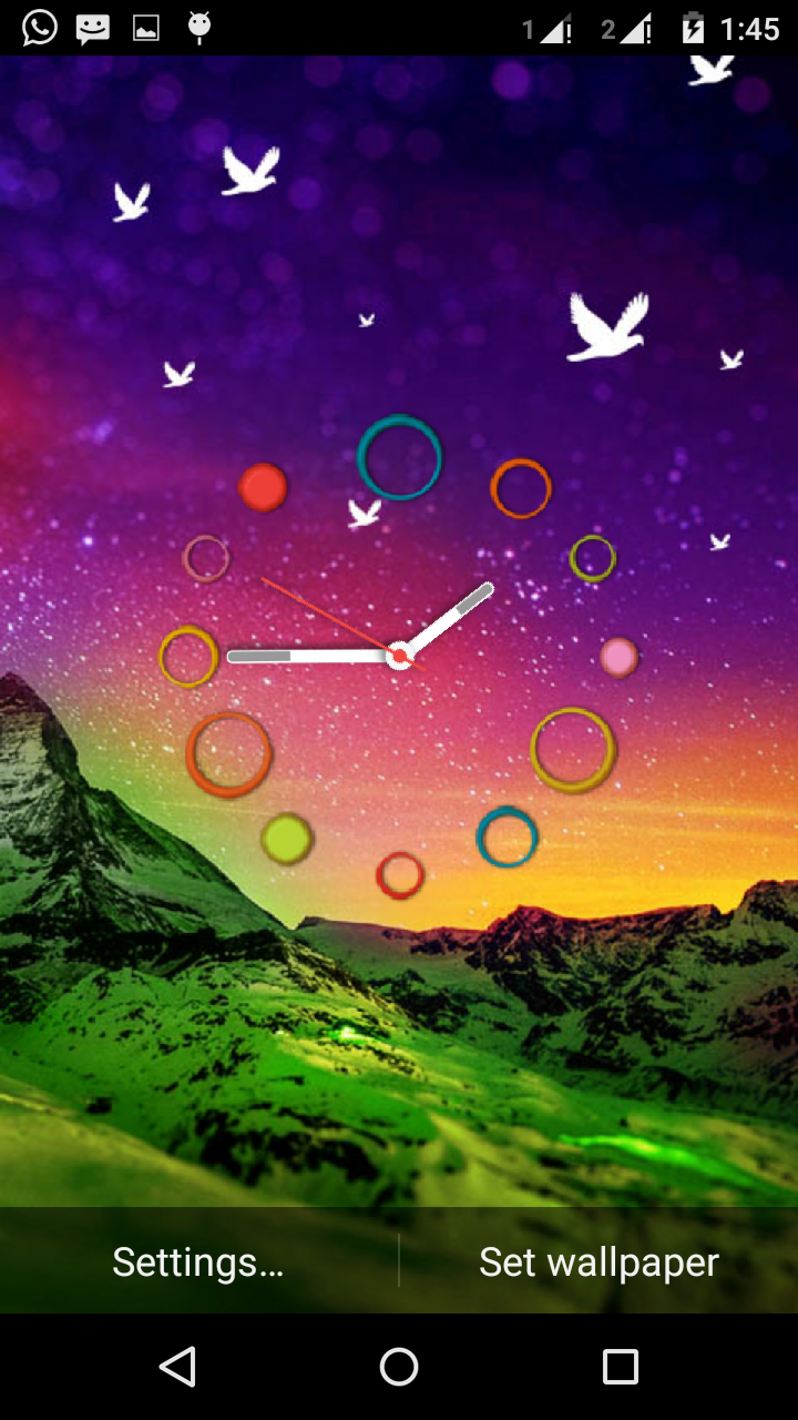 Analog Clock Live Wallpaper App on Amazon Appstore
