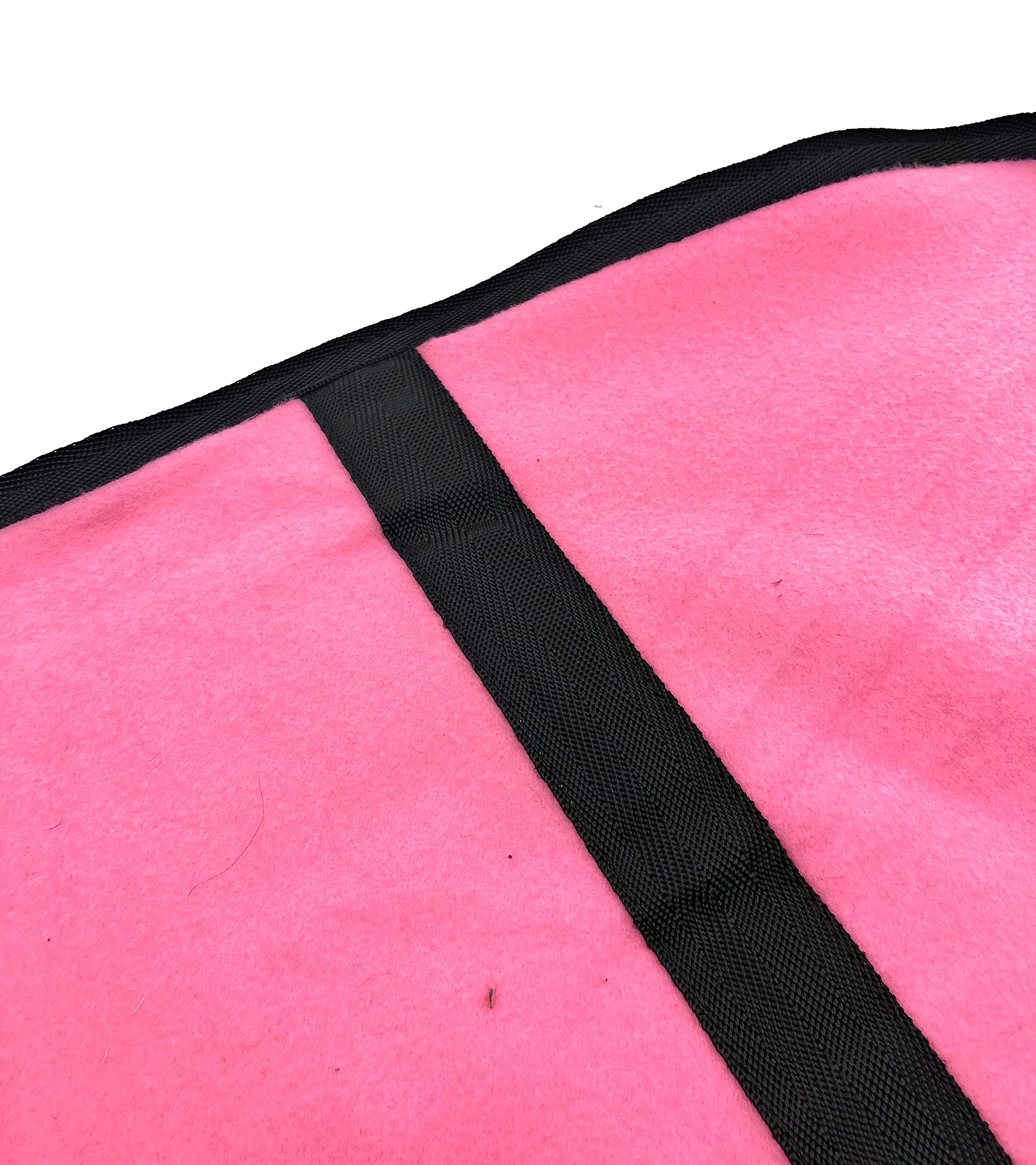 Horses, Fleece Pferdedecke, Basismodell, weich und bequem, ideal für Transport und Feierabend, Größe XS-120cm bis XXL-162cm, erhältlich (Rosa-155 cm) - 5