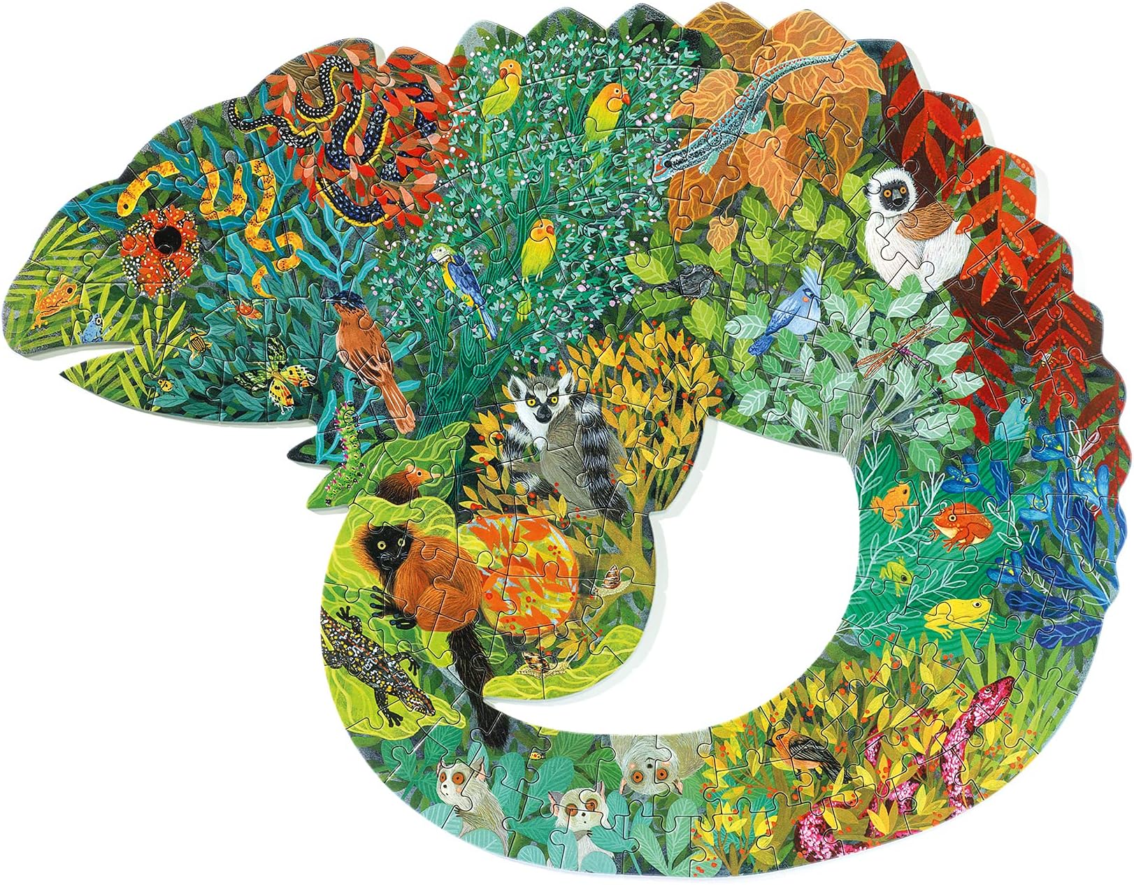 Djeco Chameleon Puzz'Art 150-Pieces Puzzle