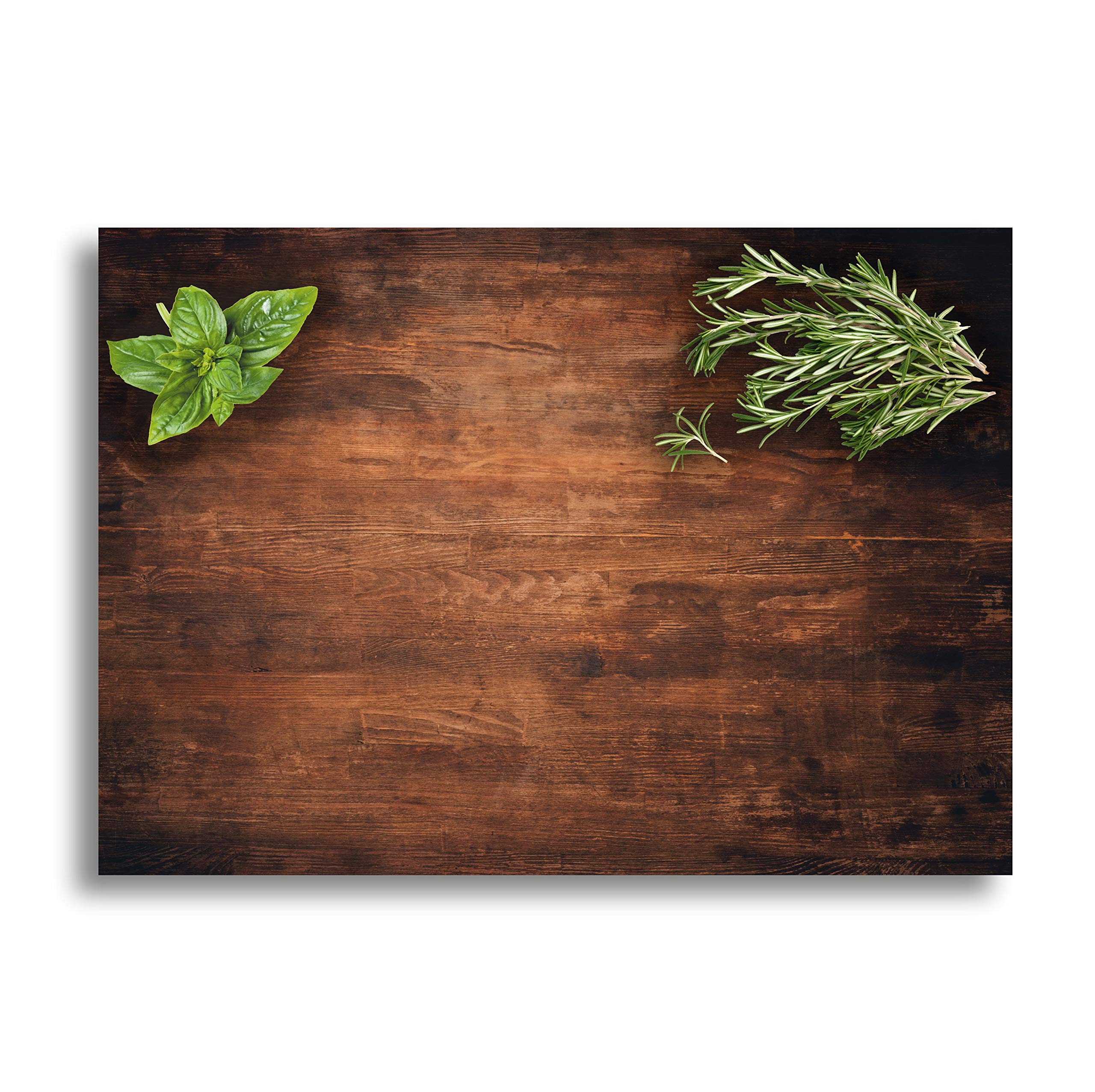 Set De Table 50 Feuilles DIN A3 Papier Aspect Bois Colle Bloc