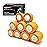 FRESINIDER 9 Rolls Self Adhesive Wrap Athletic Tape Gauze, Breathable Elastic Cohesive Bandage for Sports Injury & Pet (7 Pcs 2 x 5 Yards + 2 Pcs 1 X 5 Yards) (Orange)