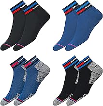 NAVYSPORT Ankle Socks for Men Women 4 Pairs Breathable Cotton Short Sports Socks
