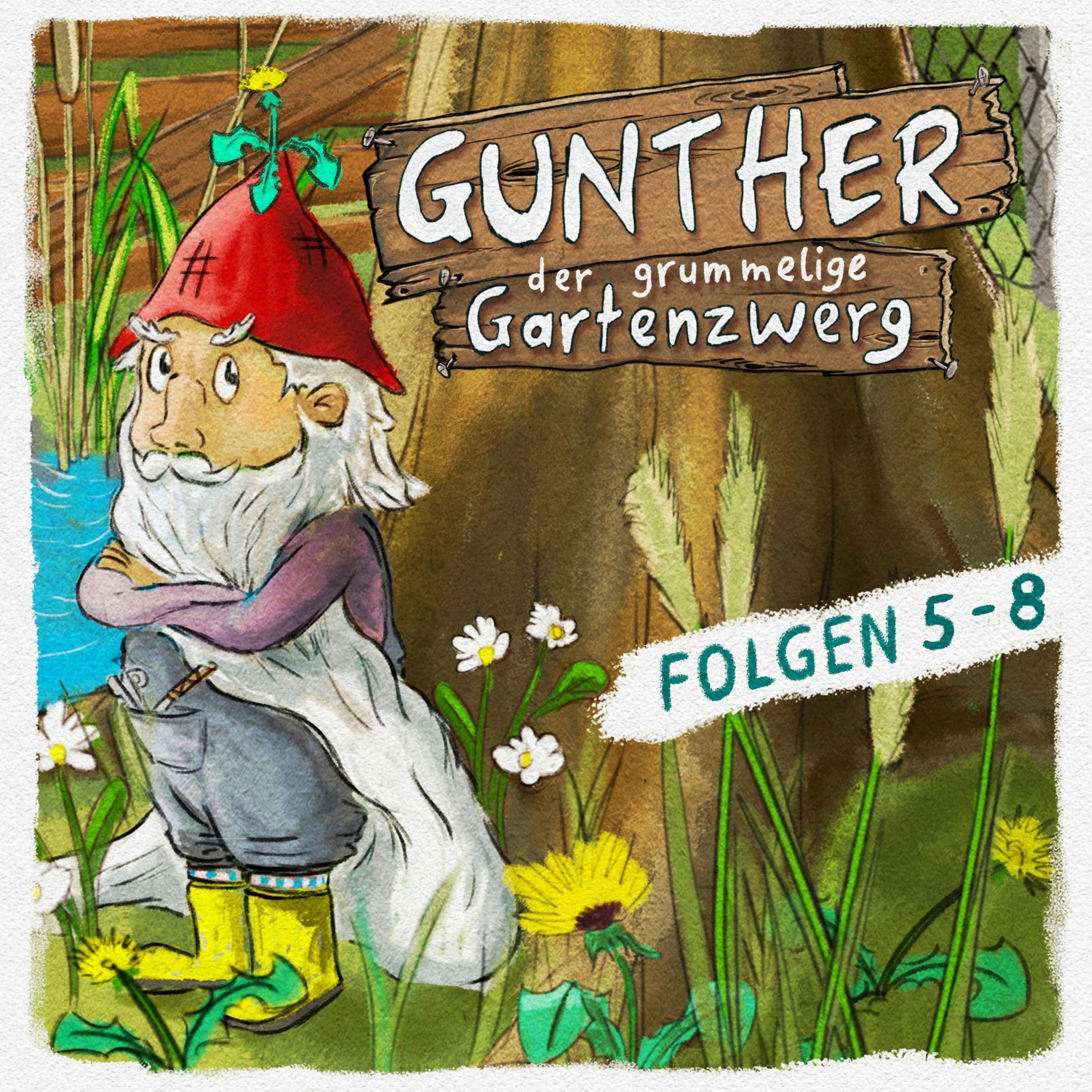 Cover art for Gunther der grummelige Gartenzwerg 5-8