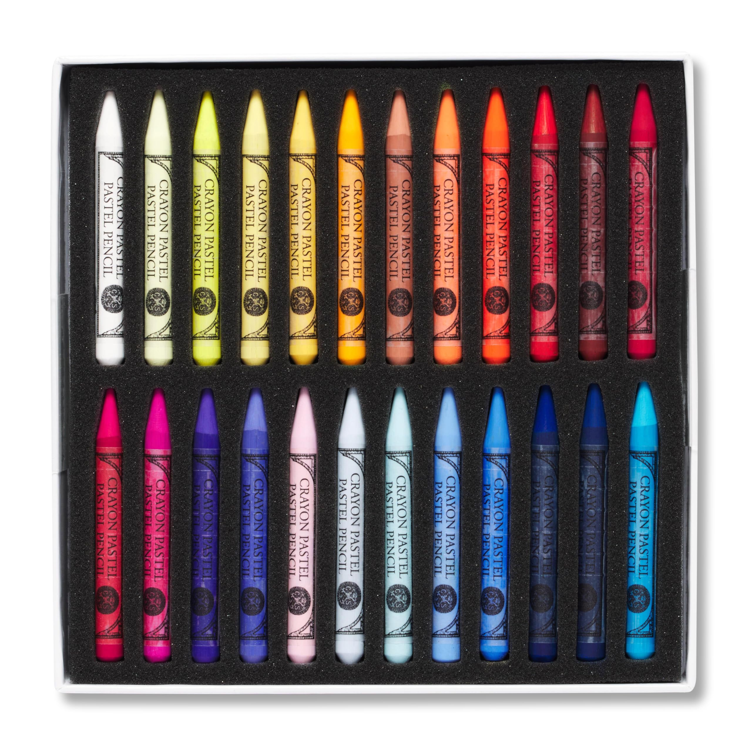 Sennelier Coffret 48 Demi-Crayons Pastel 7 cm – Couleurs Assorties – Haute Pigmentation – Texture Semi-Dure – Dessin, Esquisse & Beaux-Arts
