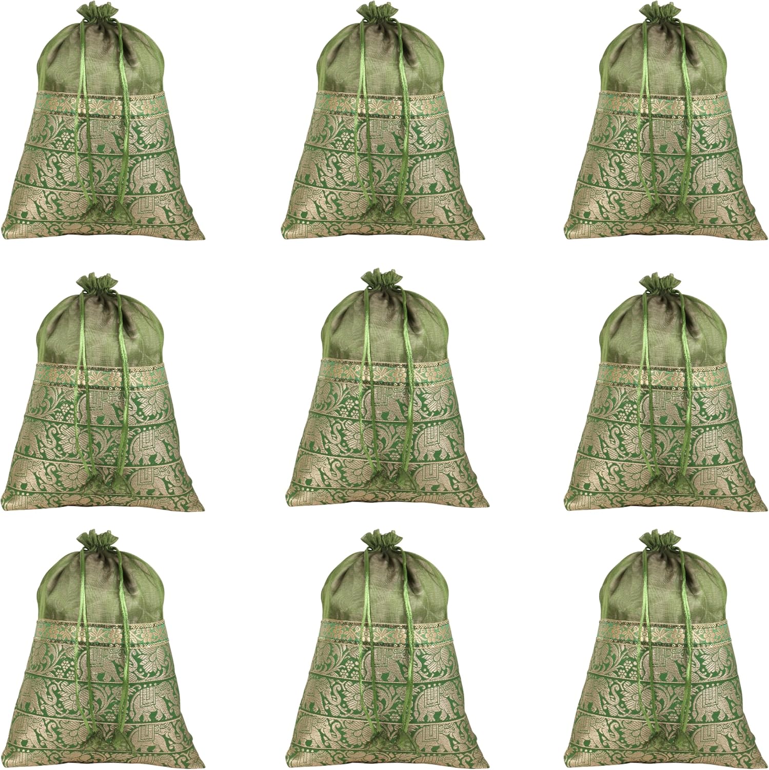 Touchstone Drawstring Bags Traditional Indian Handcrafted Fabric Perfect for Gifts Jewelry Weddings Pouches Purses Potli