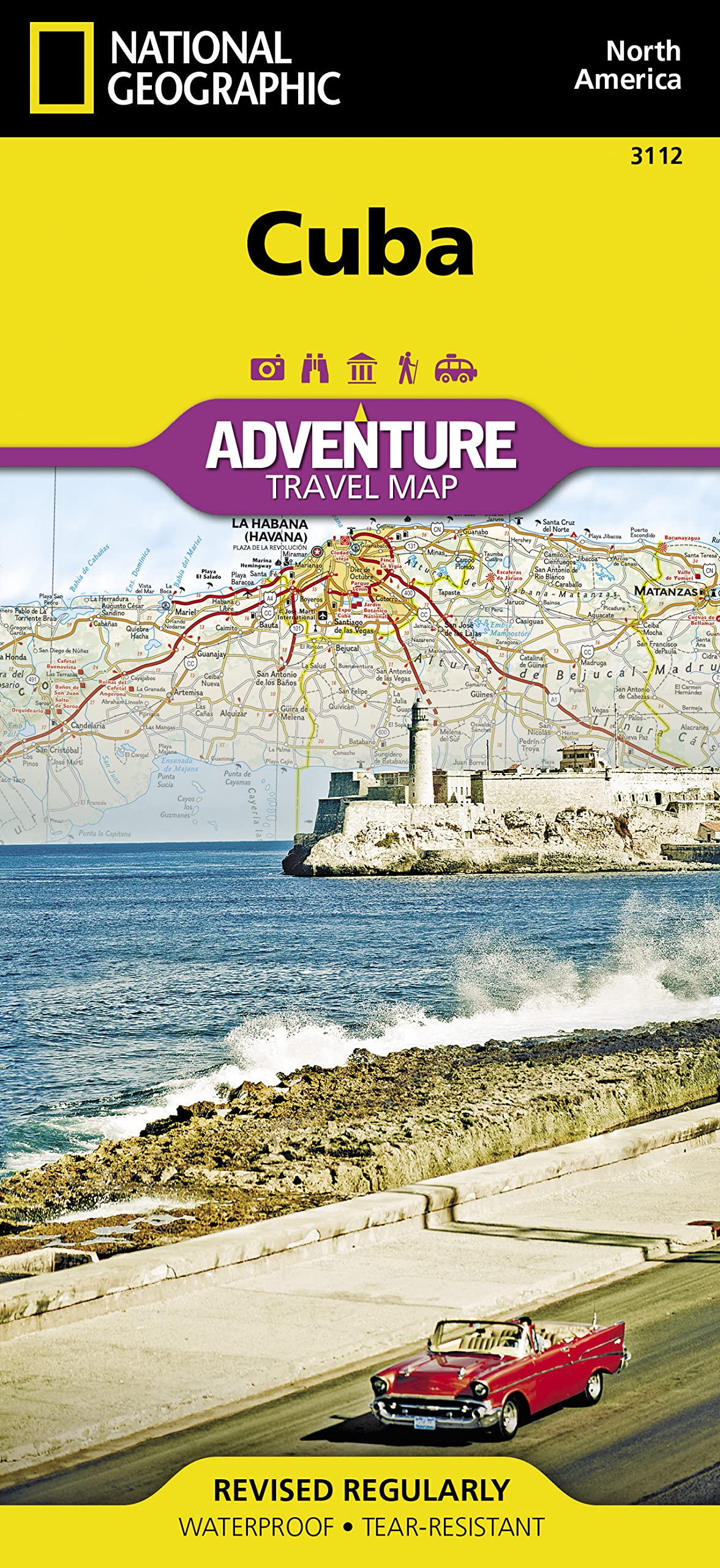 Cuba Map (National Geographic Adventure Map, 3112)