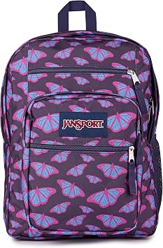 JanSport Laptop Backpack - Computer Bag with 2 Compartments, Ergonomic Shoulder Straps, 15 Laptop Sleeve, Haul Handle - Flutter By Purple