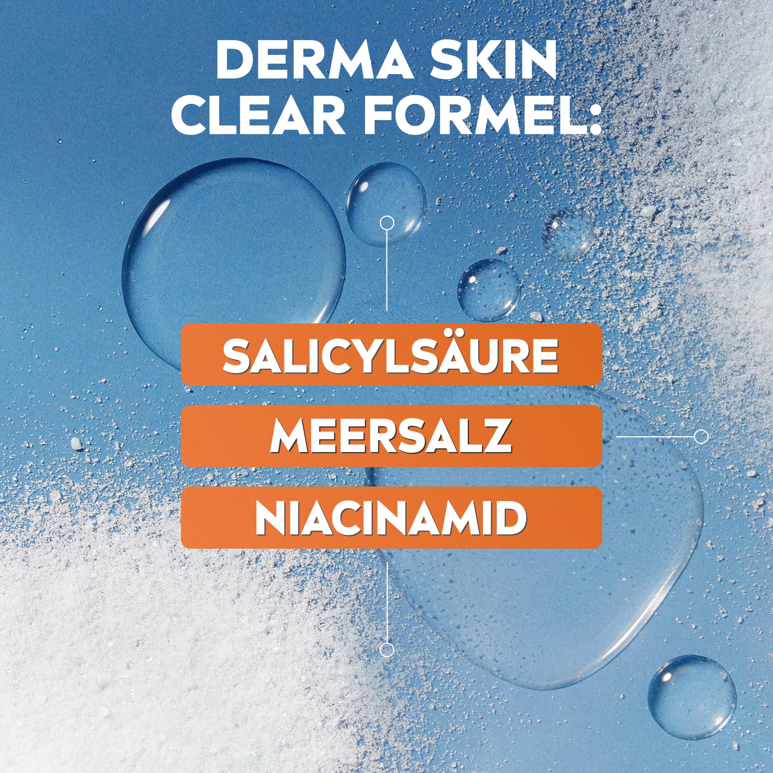 NIVEA Derma Skin Clear Routine Set mit Rebalance & Clear Serum, Nachtpeeling Serum & Waschgel, Gesichtspflege für unreine Haut mit Salicylsäure & Niacinamid