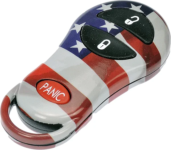 Dorman 13628US Keyless Entry Transmitter Cover Compatible with Select Chrysler / Dodge / Plymouth Models, Red; White; Blue