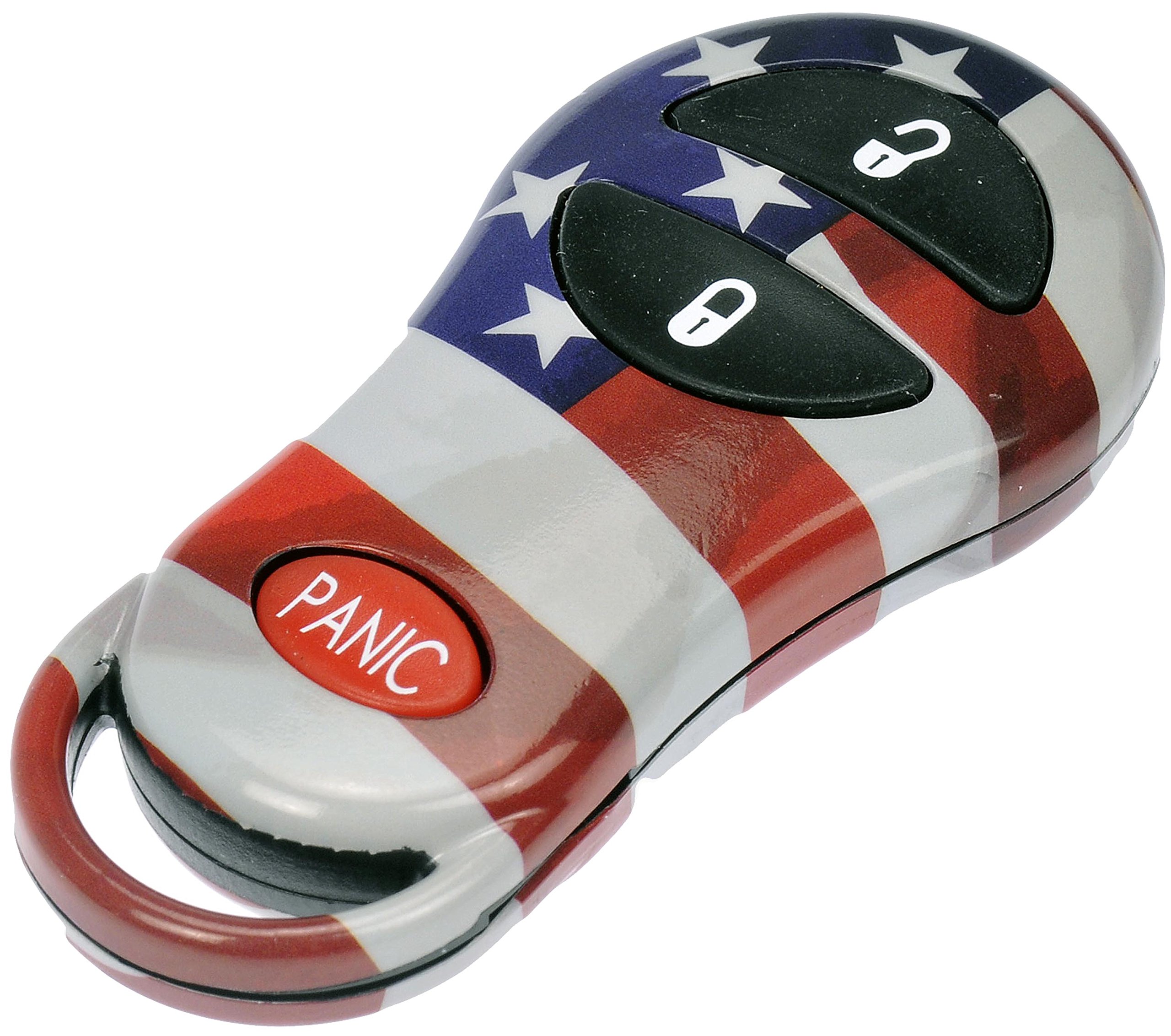 Dorman 13628US Keyless Entry Transmitter Cover Compatible with Select Chrysler / Dodge / Plymouth Models, Red; White; Blue