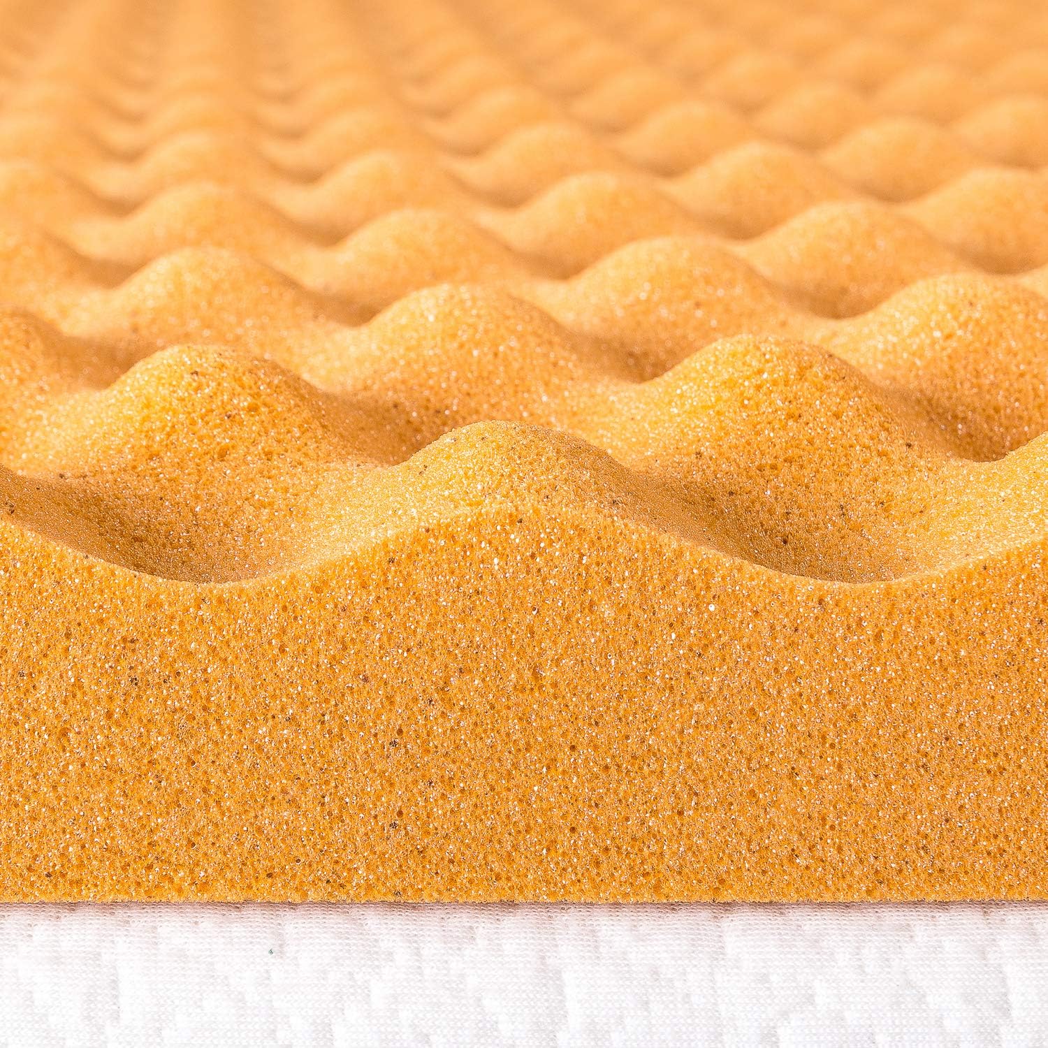 ZINUS 2 Inch Copper Memory Foam Mattress Topper / Cooling Foam / Pressure Relieving Contoured Surface, King