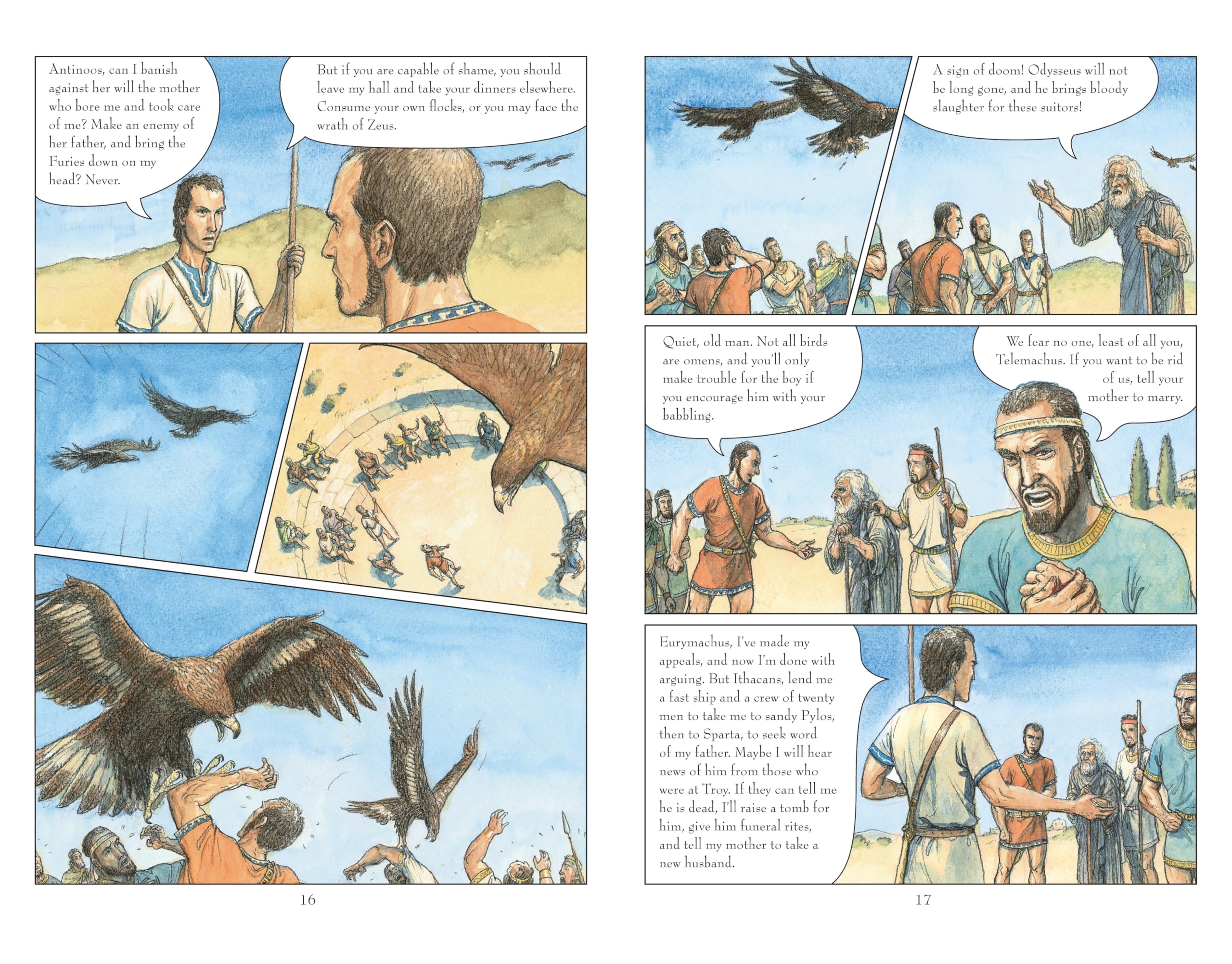 The Odyssey: Homer's exciting ancient Greek myth told in pacy full-colour graphic novel form for YA readers