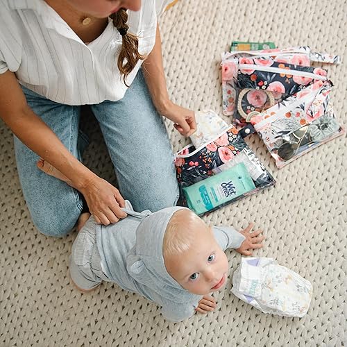 Miniatura 6 de Bolsas organizadoras transparentes para pañales Juego de 4 bolsas de pañales I cubos de embalaje I bolsa de pañales bolsas organizadoras I bolsas